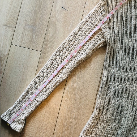 Roots Cream Cotton & Linen Blend Sweater - Picture 10 of 11